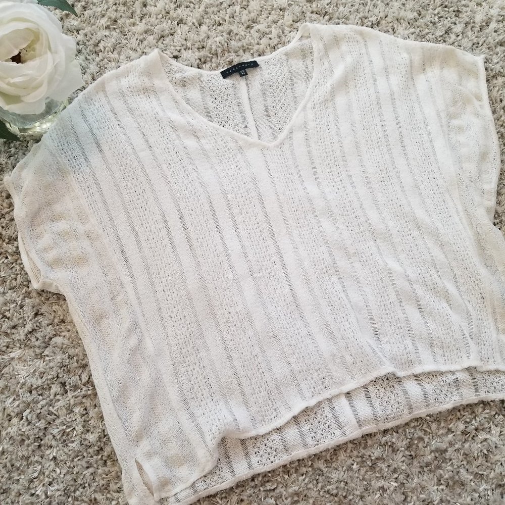 Sanctuary Boho Crochet Dolman Sleeve Top XS